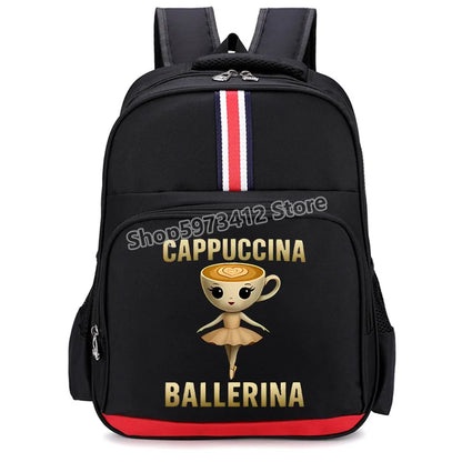 Italian Brainrot Backpacks Students Large Capacity Schoolbags Funny Cartoon Animal Printed Knapsack Kids School Supplies Gifts
