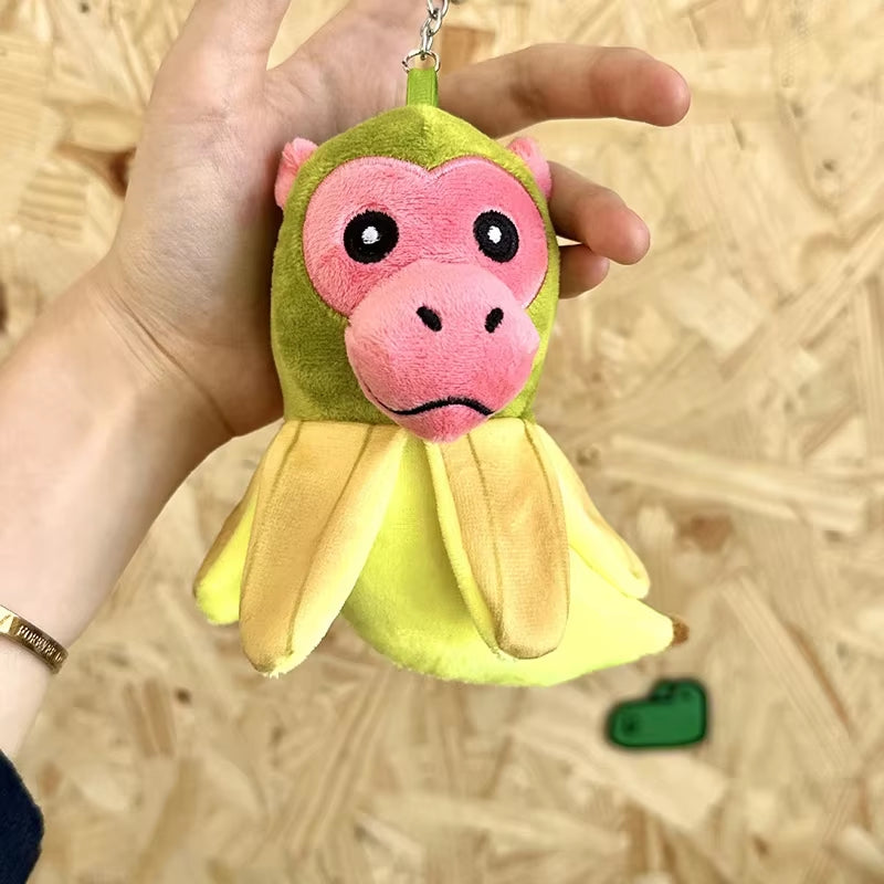 Brainrot Plush Toy Keychain Tung Sahur Cartoon Crocodilo Shimpanzini Decorative Doll Tralalero Tralala Figures Bananini Gift Toy